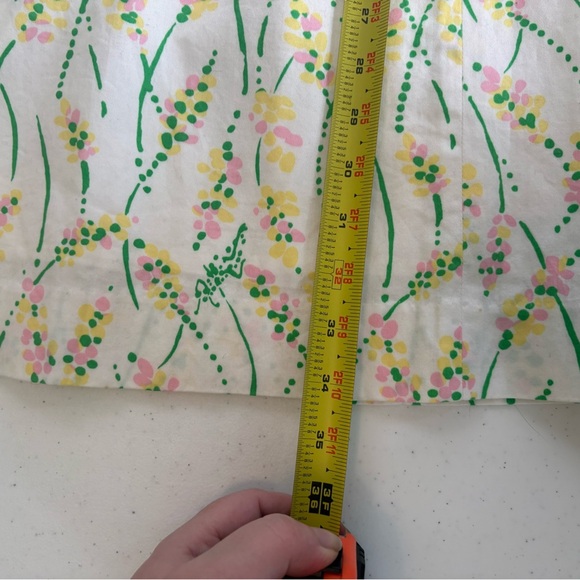 Lilly Pulitzer Adeline Ruffle‎ Grass Shift Dress Size 0 EUC 0319 - Picture 10 of 12